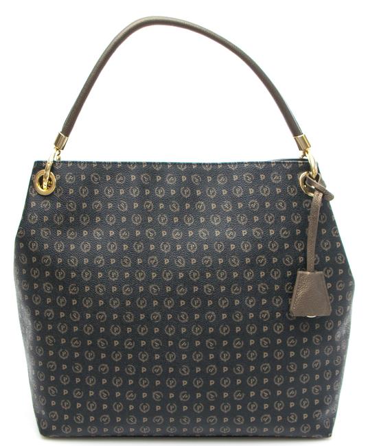 POLLINI Heritage Classic Umhängetasche, mit Schultergurt schwarze Bronze - Damentaschen