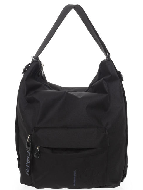 MANDARINA DUCK MD20 In einen Rucksack umwandelbare Tasche SCHWARZ - Damentaschen
