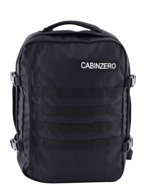 CABINZERO MILITARY 28L Handgepäck-Rucksack ABSOLUTES SCHWARZ - Handgepäck
