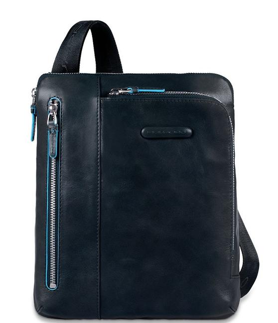 PIQUADRO Bürste BLUE SQUARE, iPad-Halter Blau - Umhängetaschen Herren