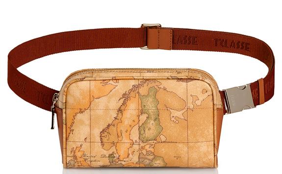 ALVIERO MARTINI PRIMA CLASSE Geo Classic Gürteltasche mit Reißverschluss NATÜRLICH - Damentaschen