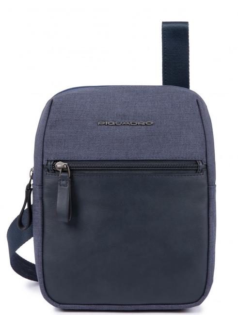 PIQUADRO TIROS Tasche für iPad Mini / mini2 / mini3 Blau - Umhängetaschen Herren