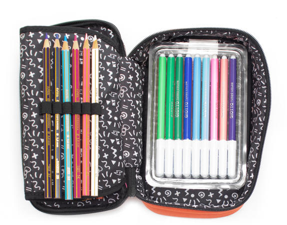 HELLO KITTY  Stifteetui, Kit mit allem für die Schule! Schwarz - Etuis und Zubehör