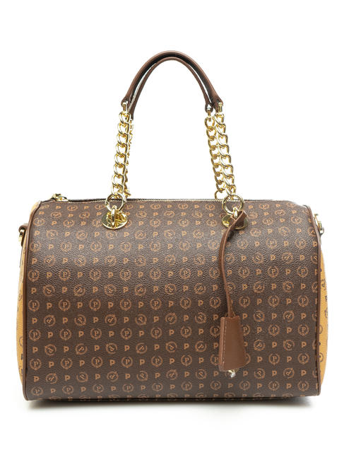 POLLINI  HERITAGE Handtasche, mit Schultergurt braun / creme - Damentaschen