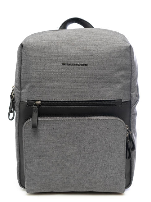 PIQUADRO Zaino TIROS, PC-Halter 14 " GRAU - PC-Rucksäcke