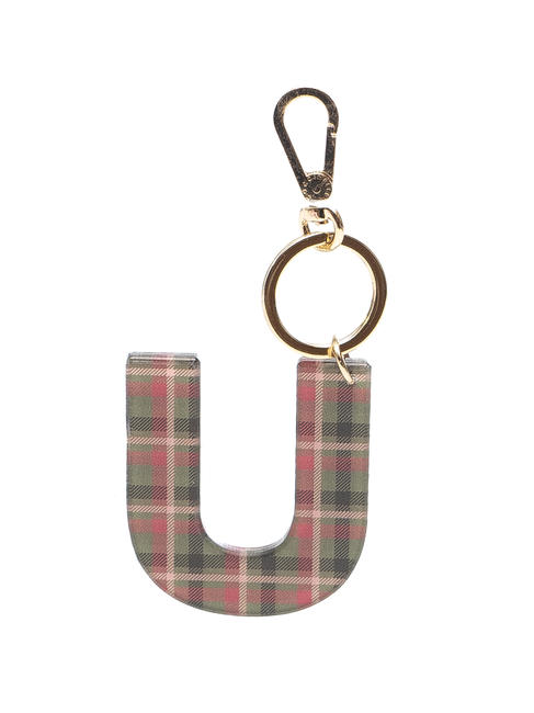 COCCINELLE  PLEXY TARTAN "U" Schlüsselanhänger MULTICOL.CAPER - Schlüsselanhänger und Schlüsseletuis