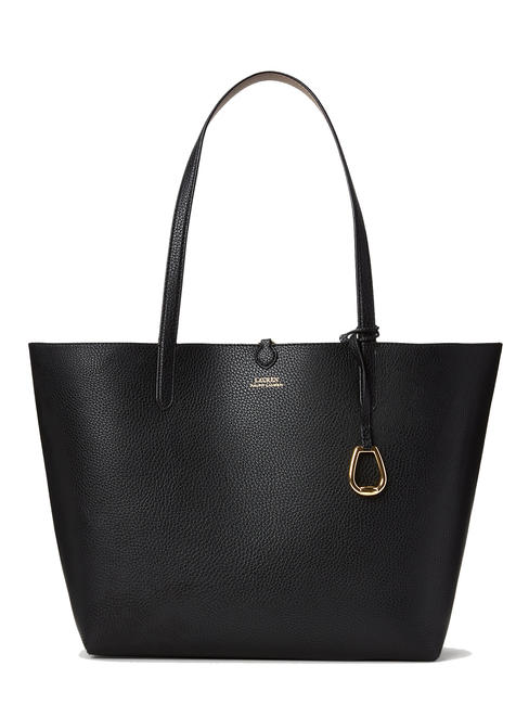 RALPH LAUREN MERRIMACK MERRIMACK Wendbarer Schulter-Shopper schwarz / taupe - Damentaschen