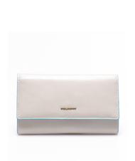 PIQUADRO BLUE SQUARE Clutch-Geldb&ouml;rse aus Leder - Brieftaschen Damen