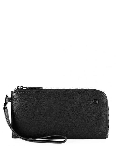 PIQUADRO BLACK SQUARE Lederbeutel Schwarz - Tablettmappe &amp; Organizer
