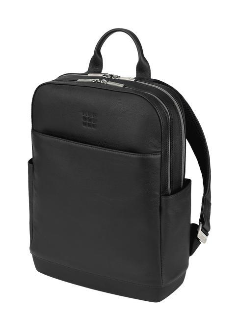 Rucksack MOLESKINE CLASSIC-Linie, 15 "PC-Geh&auml;use, in Leder Schwarz - PC-Rucks&auml;cke