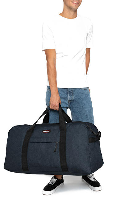 TERMINAL + Reisetasche mit Schultergurt dreifach denim - Reisetaschen