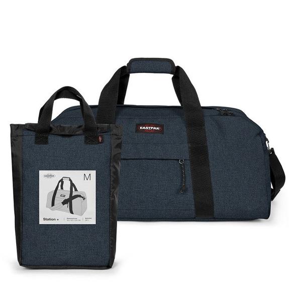 STATION + Reisetasche mit Schultergurt dreifach denim - Reisetaschen