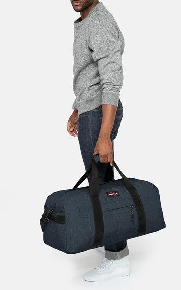 STATION + Reisetasche mit Schultergurt dreifach denim - Reisetaschen