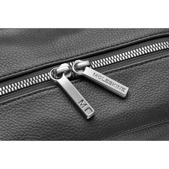 Rucksack MOLESKINE KLASSISCHES LEDER, 15 "PC-Halter Schwarz - PC-Rucks&auml;cke