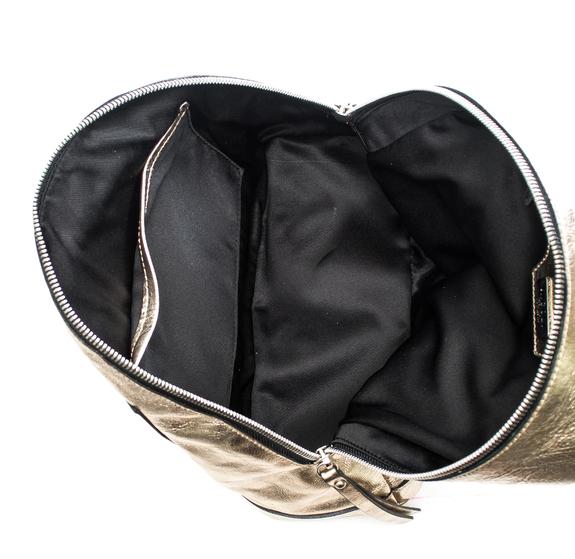 Laminato M Rucksack, hergestellt in Italien Platin - Damentaschen