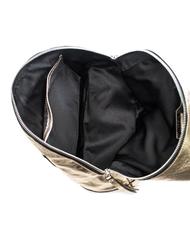NICOLI Laminato M Rucksack, hergestellt in Italien Platin - Damentaschen - 6