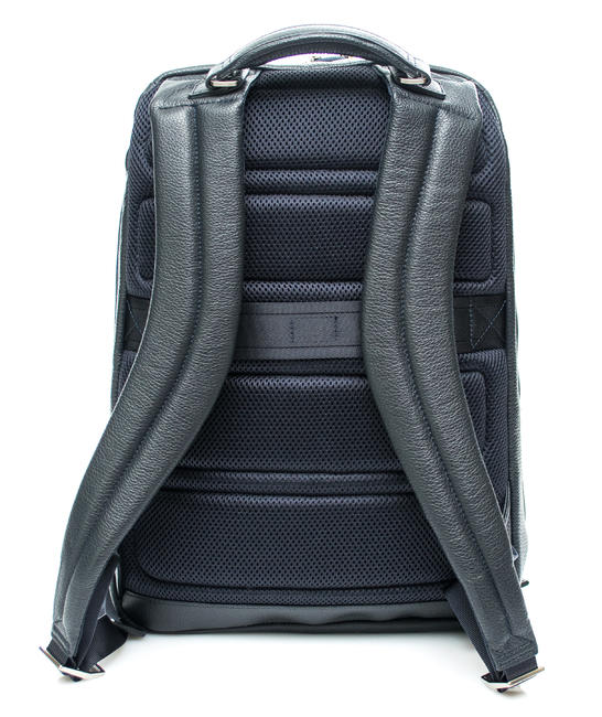 VIBE OUT Lederrucksack, 15,6 "PC-Halterung Blau - PC-Rucks&auml;cke