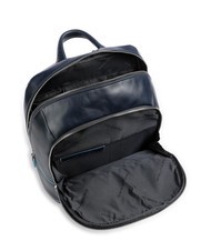 PIQUADRO Rucksack Linie BLUE SQUARE, aus Leder Blau - PC-Rucks&auml;cke - 4