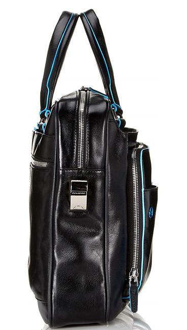 Ordner BLUE SQUARE, aus Leder, 14 "PC-Halter Schwarz - Arbeitstaschen