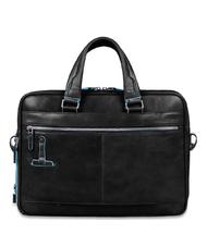 PIQUADRO Ordner BLUE SQUARE, aus Leder, 14 "PC-Halter Schwarz - Arbeitstaschen - 5