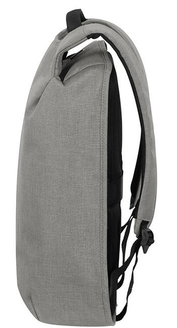 SECURIPAK  Rucksack mit Diebstahlsicherung, 15,6" PC-Halterung grau - PC-Rucks&auml;cke