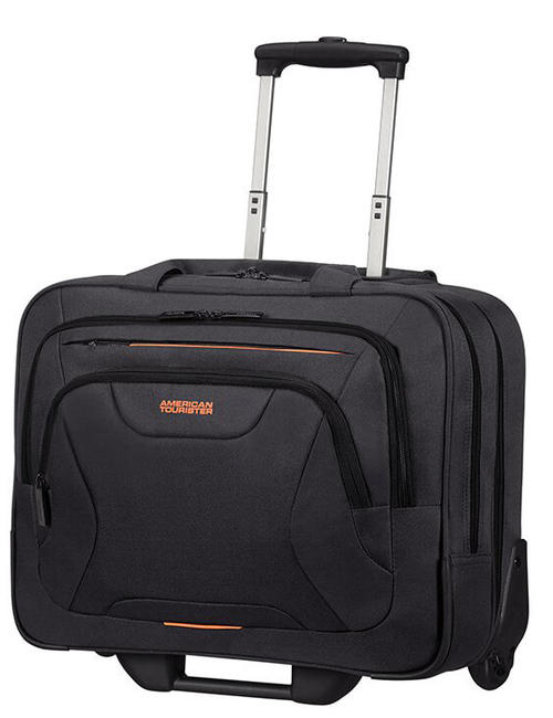 Trolley Pilota AT WORK, Tablet- und PC-Halterung 15,6 " SCHWARZ / ORANGE - Pilotentrolley