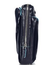 PIQUADRO B&uuml;rste BLUE SQUARE, Tablet-Halter, aus Leder Blau - Umh&auml;ngetaschen Herren - 3