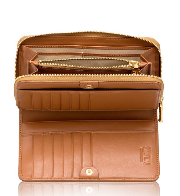 Geldb&ouml;rse GEO CLASSIC, Rundum-Rei&szlig;verschluss NAT&Uuml;RLICH - Brieftaschen Damen