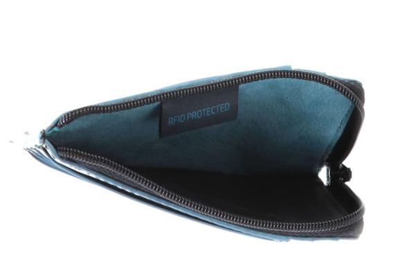 BLUE SQUARE Ledergeldb&ouml;rse mit RFID Schwarz - Brieftaschen Herren