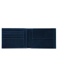PIQUADRO Geldb&ouml;rse BLUE SQUARE, aus Leder, mit RFID Blau - Brieftaschen Herren - 2