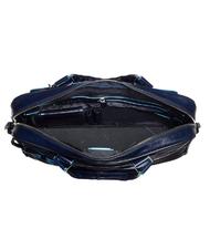 PIQUADRO Ordner BLUE SQUARE, aus Leder, 14 "PC-Halter Blau - Arbeitstaschen - 4