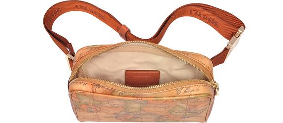Geo Classic G&uuml;rteltasche mit Rei&szlig;verschluss NAT&Uuml;RLICH - Damentaschen