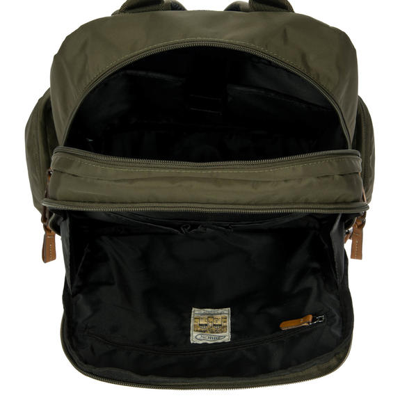 Zaino X TRAVEL BUSINESS, 15 "PC-Halterung Olive - PC-Rucks&auml;cke