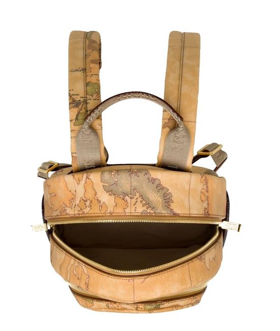 ALVIERO MARTINI 1 ^ CLASS Rucksack mit GEO CLASSIC-Print NAT&Uuml;RLICH - Damentaschen