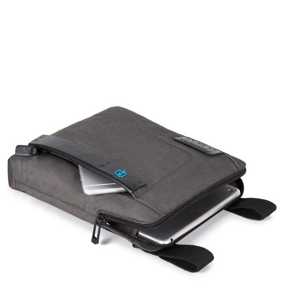 B&uuml;rste Linie PULSE P16, iPad-Halter CHEVRON / GRAU - Umh&auml;ngetaschen Herren