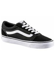 VANS Sneakers Basse WARD, aus Wildleder und Canvas SCHWARZ-WEISS - Damenschuhe - 3
