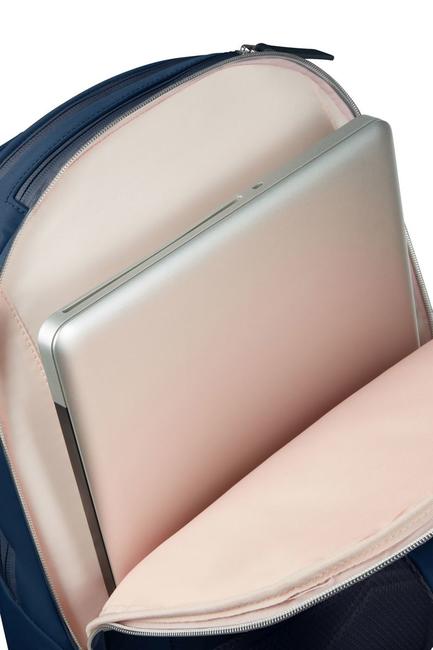 Eco Wave 15,6-Zoll-Laptop-Rucksack aus recyceltem PET Mitternachtsblau - PC-Rucks&auml;cke