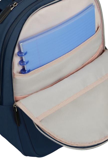 Eco Wave 15,6-Zoll-Laptop-Rucksack aus recyceltem PET Mitternachtsblau - PC-Rucks&auml;cke