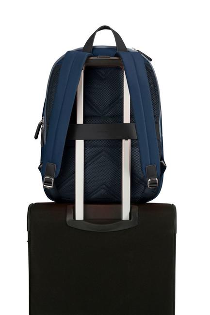 Eco Wave 15,6-Zoll-Laptop-Rucksack aus recyceltem PET Mitternachtsblau - PC-Rucks&auml;cke