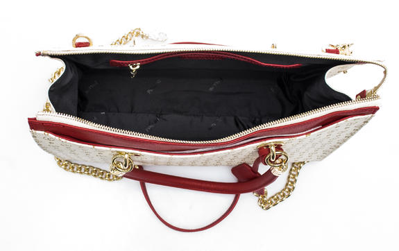 Heritage Classic Handshopper, mit Schulterriemen elfenbein / lack - Damentaschen