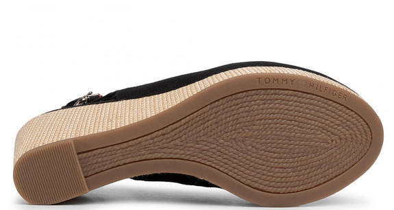 ELBA Keilsandalen SCHWARZ - Damenschuhe