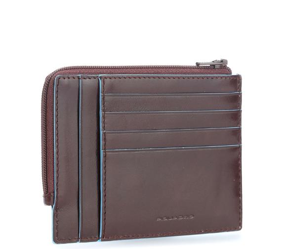 BLUE SQUARE Ledergeldb&ouml;rse mit RFID MAHAGONI - Brieftaschen Herren
