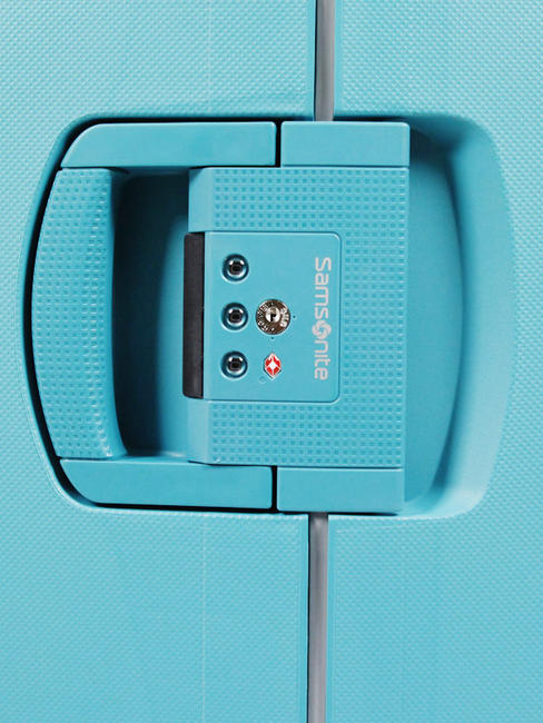 S'CURE S'CURE-Linie, mittlere Gr&ouml;&szlig;e WASSERBLAU - Harte Trolleys