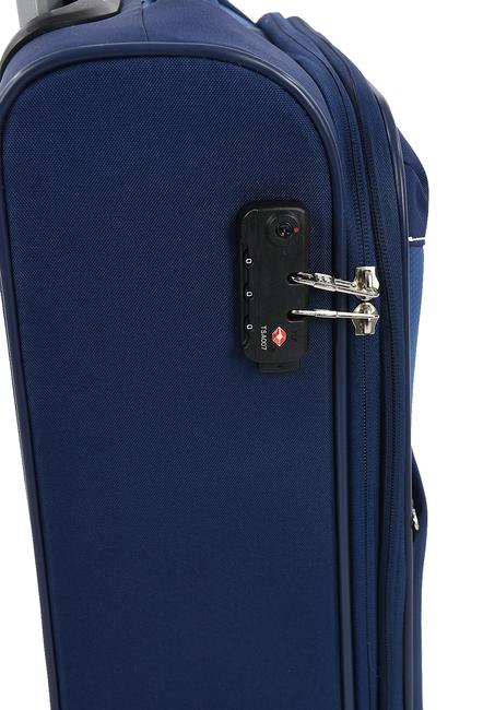 Trolley THUNDER, Handgep&auml;ck, erweiterbar Blau - Handgep&auml;ck