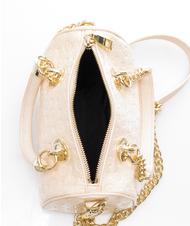 POLLINI  HERITAGE VERNICE Mini-Trunk mit Schultergurt Nackt - Damentaschen - 5