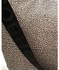 BORBONESE LUNA M Schultertasche OP / NATUR / SCHWARZ - Damentaschen - 3