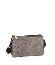 BORBONESE ECO S Schultertasche OP / NATUR / SCHWARZ - Damentaschen - 2