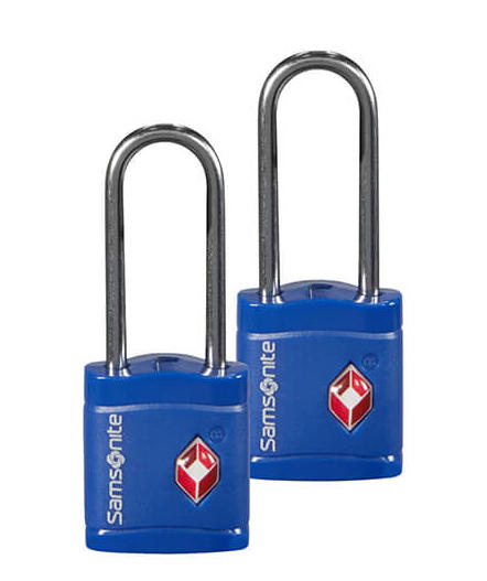  GLOBAL TRAVEL Set 2 TSA-Schl&ouml;sser Mitternachtsblau - Reisezubeh&ouml;r