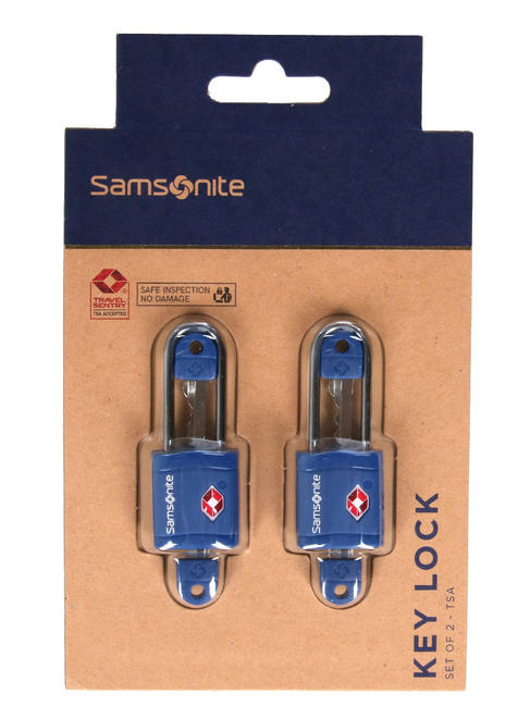  GLOBAL TRAVEL Set 2 TSA-Schl&ouml;sser Mitternachtsblau - Reisezubeh&ouml;r