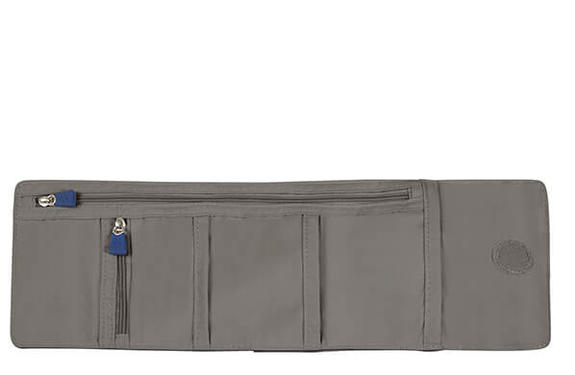 GLOBAL TRAVEL  GLOBAL TRAVEL Halsbeutel mit mehreren Taschen ECLIPSEGRAU - Reisezubeh&ouml;r